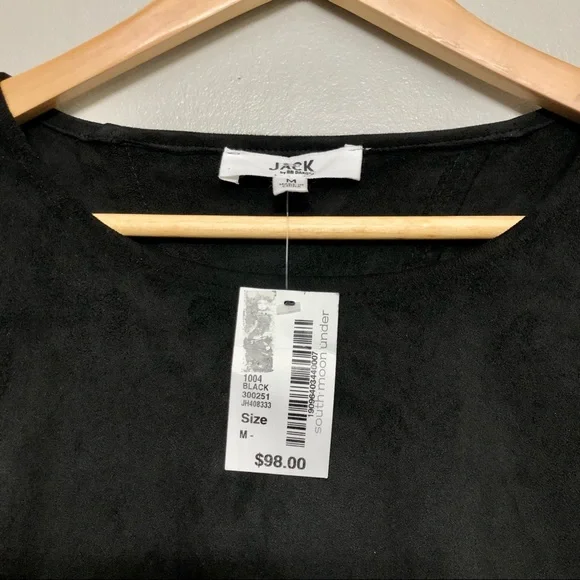 Jack by BB Dakota Black Suede Dress - Picture 3 of 8